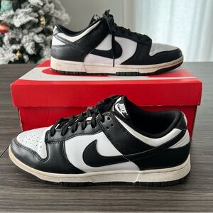 Nike sb dunk low retro se Pandas  Men's Black and White Sneakers sz 9.5